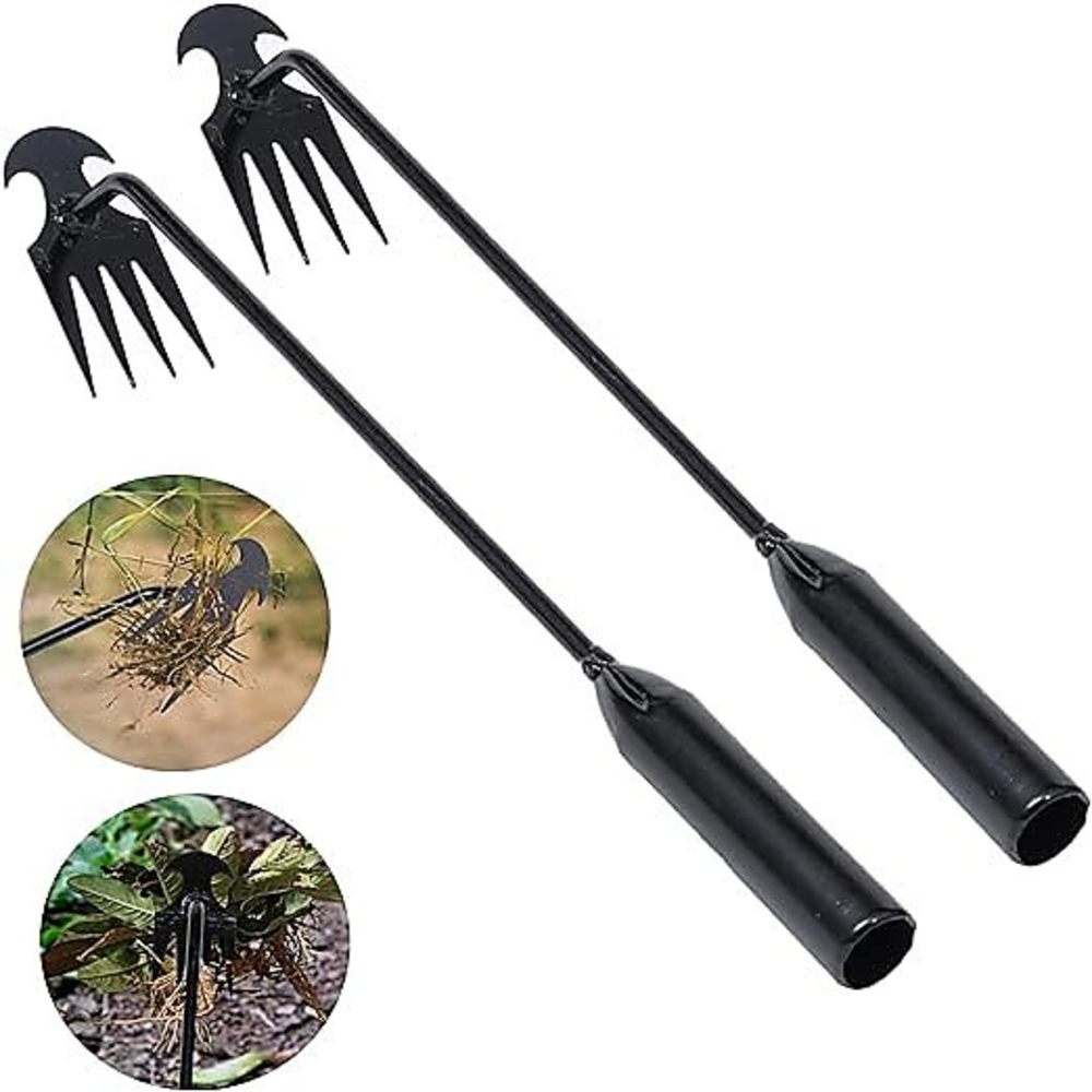 Gardening Tools For Weeds - 4 أسنان - أداة إزالة الأعشاب