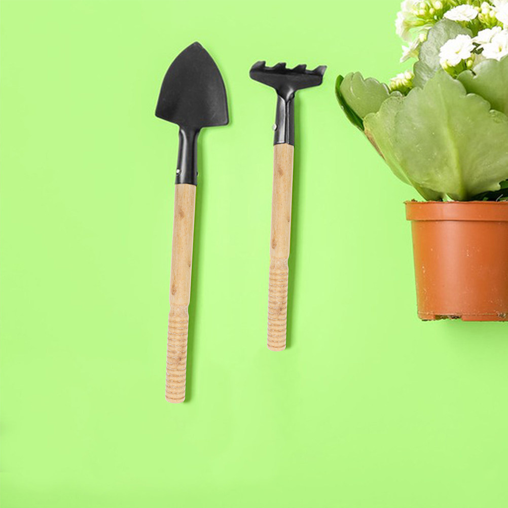 Gardening Tools Spade - 5 قطع من مقابض الخشب المتينة