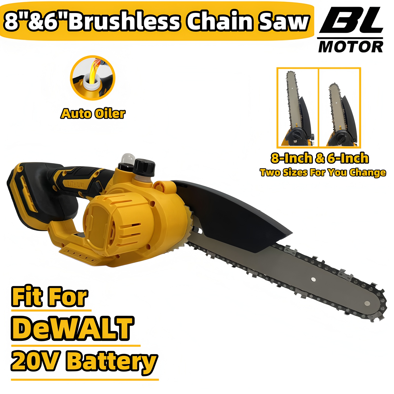 Gardening Tools Battery Powered - منشار سلسلة كهربائي لاسلكي بدون فرش
