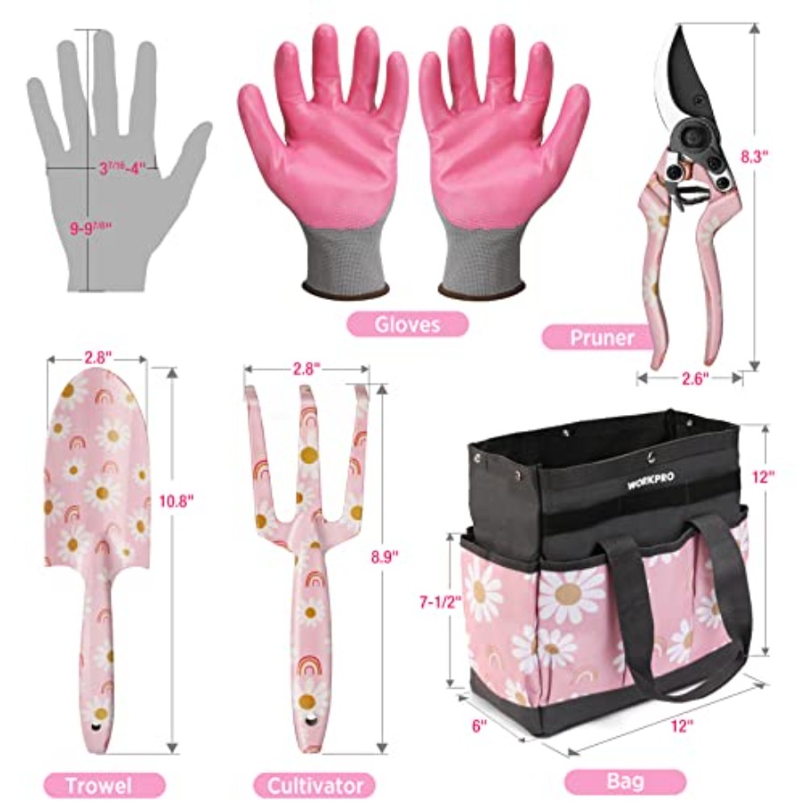 5 قطع من أدوات الحدائق، مجموعة - مراجعة Gardening Tools Women وسعره
