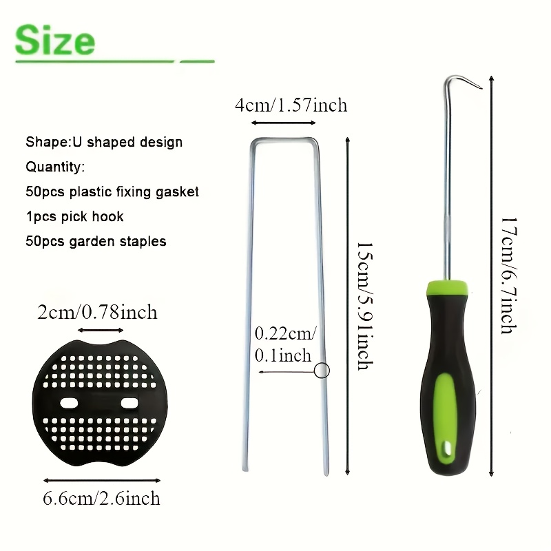 مجموعة أوتاد الحديقة 101 قطعة  - مراجعة Gardening Tools For Weeds وسعره