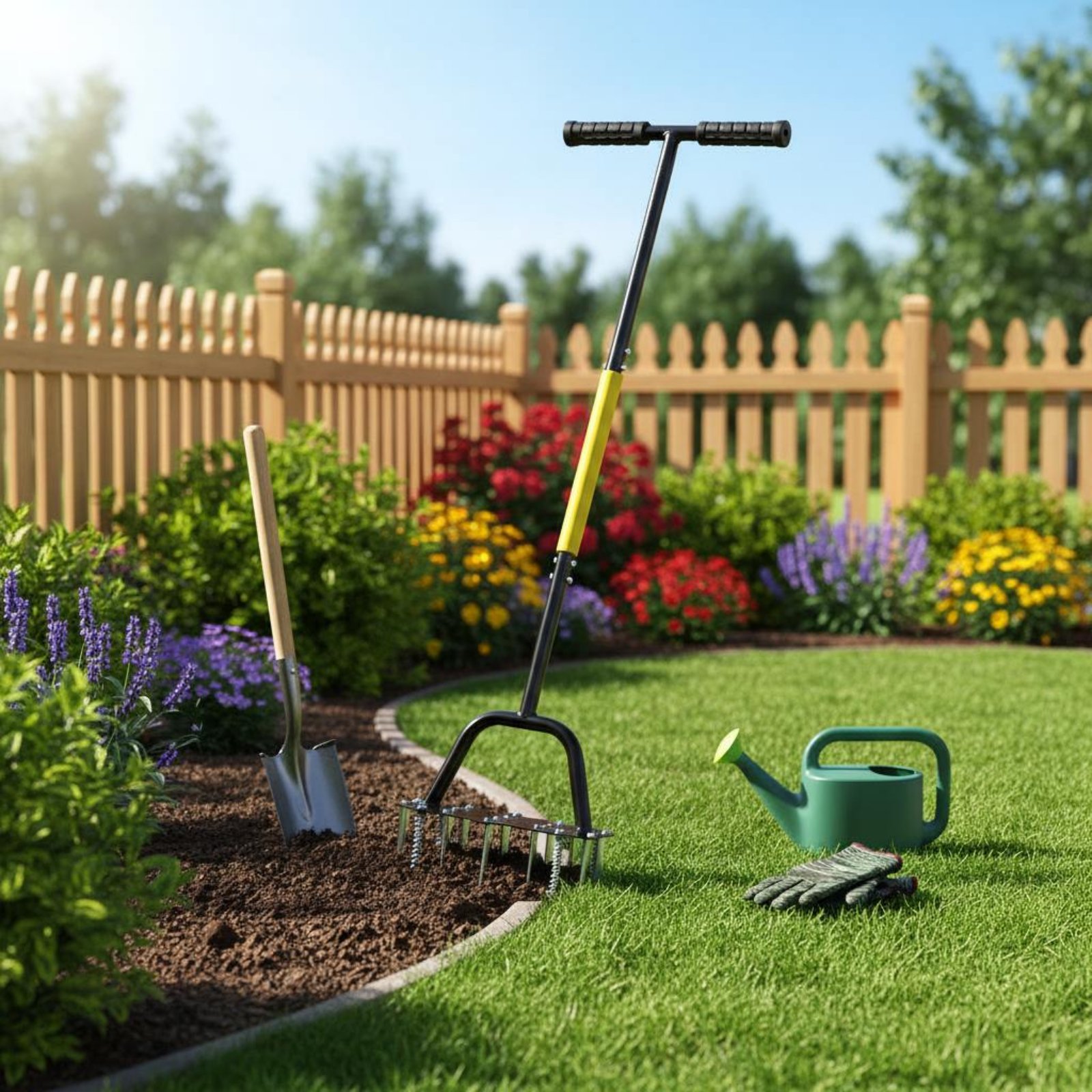 أداة تحديد حواف العشب اليدوية  - مراجعة Gardening Tools Spade وسعره