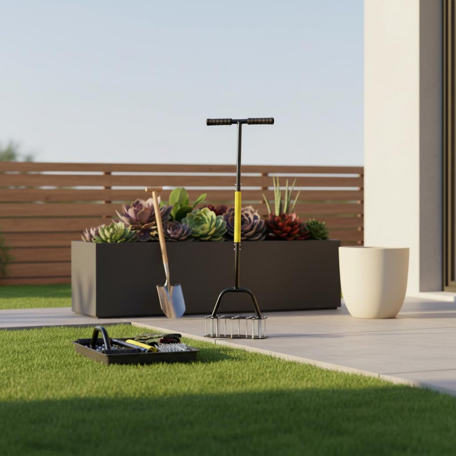 أداة تحديد حواف العشب اليدوية  - مراجعة Gardening Tools Spade وسعره