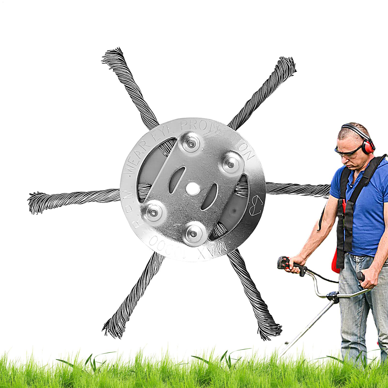 رأس قاطع عشب فولاذي آمن مع شفر - مراجعة Gardening Tools Women وسعره