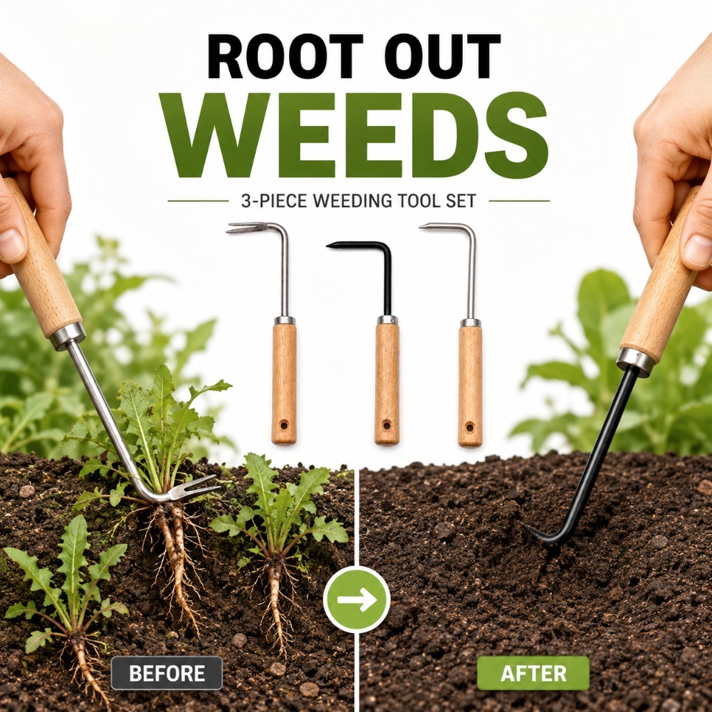 أداة إزالة الأعشاب متعددة الوظ - مراجعة Gardening Tools Spade وسعره