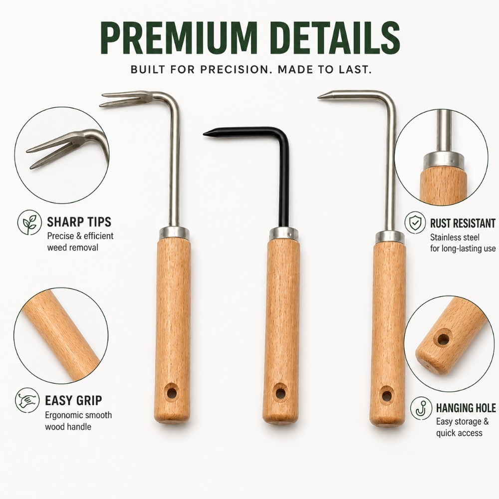 أداة إزالة الأعشاب متعددة الوظ - مراجعة Gardening Tools Spade وسعره