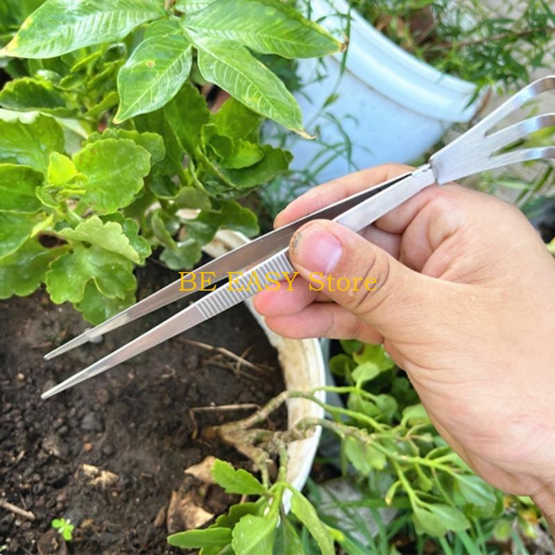 أدوات E28F مزدوجة الرأس لزراعة - مراجعة Gardening Tools For Weeds وسعره
