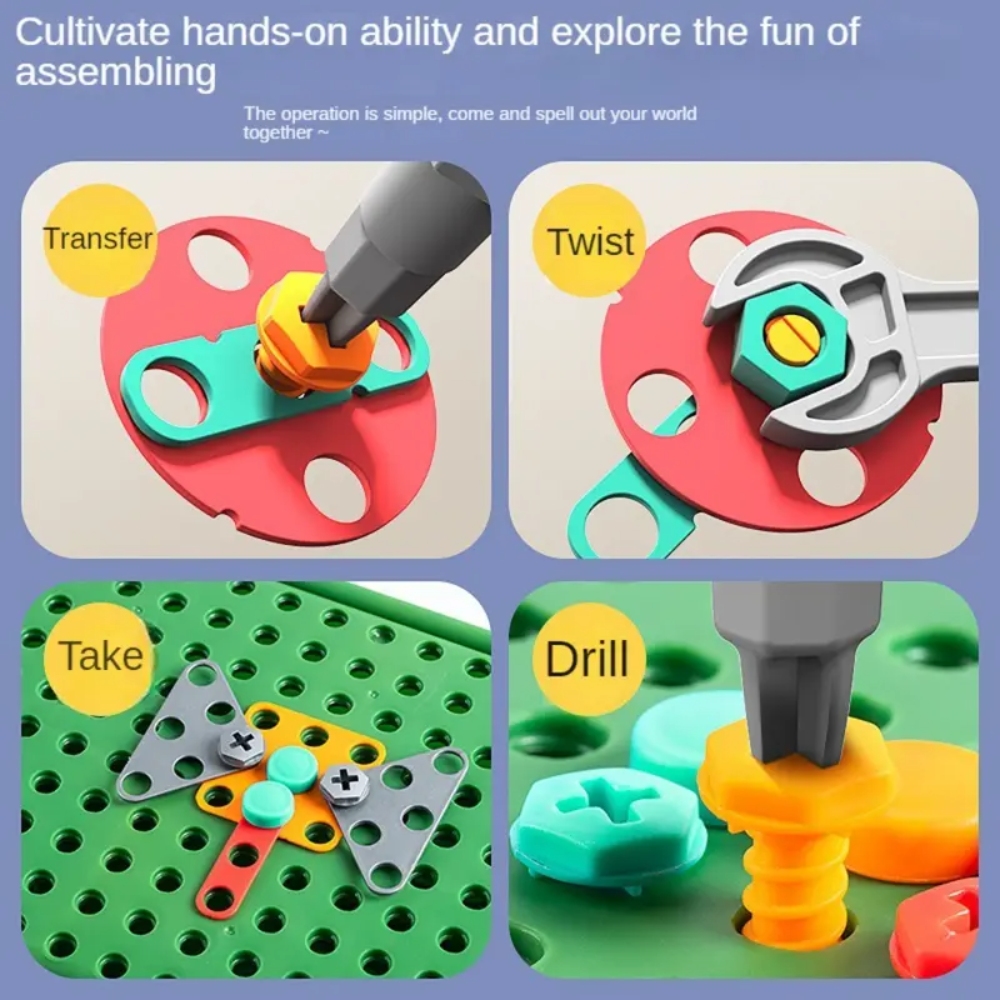 450 قطعة مجموعة مثقاب STEM للأ - مراجعة Gardening Tools Kit For Kids وسعره