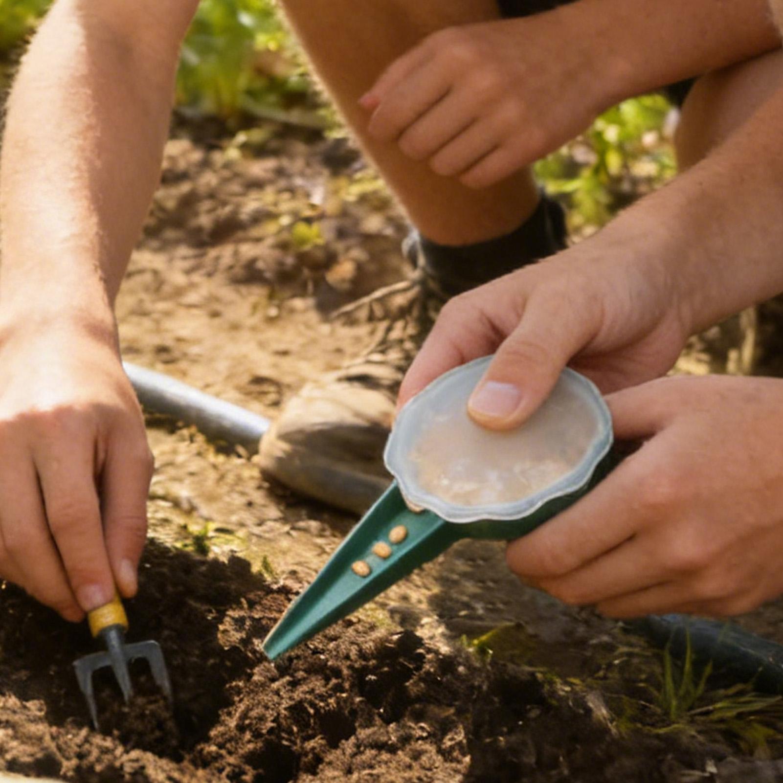 موزع بذور يدوي بخمس سرعات قابل - مراجعة Gardening Tools Women وسعره