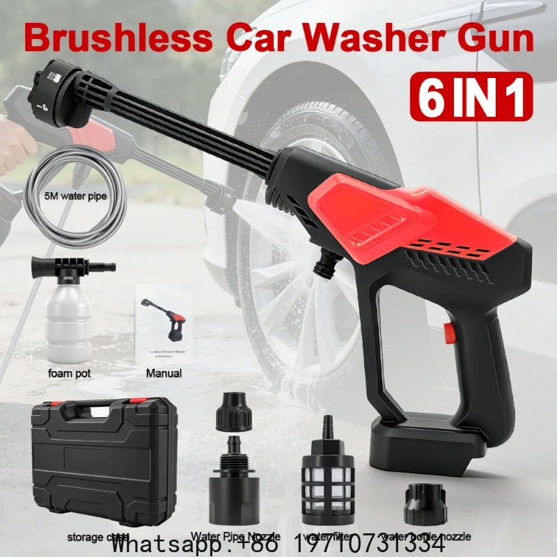 غسالة سيارات لاسلكية بضغط عالي - مراجعة Gardening Tools Battery Powered وسعره
